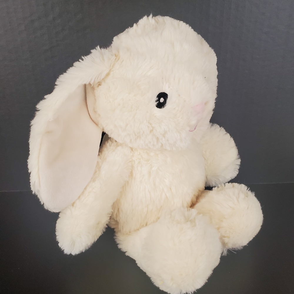 GOFFA Cream EasterBunny Rabbit Baby Rattle Plush - Picture 4 of 7